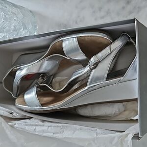 NWOT Silver Dress Shoes